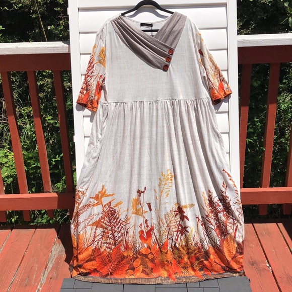 NWT just fashion now maxi fall dress size 2XL - Picture 3 of 16